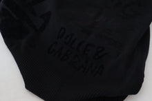 Load image into Gallery viewer, Dolce &amp; Gabbana Elegant Black Logo Wool Sweater
