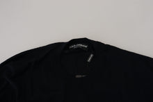 Load image into Gallery viewer, Dolce &amp; Gabbana Black Virgin Wool Crewneck Pullover  Sweater

