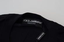 Load image into Gallery viewer, Dolce &amp; Gabbana Black Virgin Wool Crewneck Pullover  Sweater
