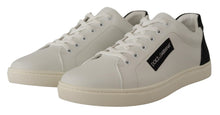 Load image into Gallery viewer, Dolce &amp; Gabbana Elegant White Leather Low Top Sneakers
