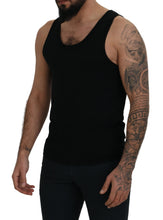 Load image into Gallery viewer, Dolce &amp; Gabbana Black Cotton Sleeveless Men T-shirt
