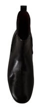 Load image into Gallery viewer, Dolce &amp; Gabbana Black Leather Derby Boots Ankle
