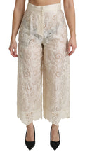 Load image into Gallery viewer, Dolce &amp; Gabbana Elegant High Waist Palazzo Cropped Pants
