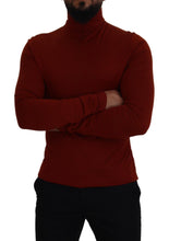 Load image into Gallery viewer, Dolce &amp; Gabbana Elegant Maroon Collar Zip Sweater
