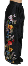 Load image into Gallery viewer, Dolce &amp; Gabbana Elegant High Waist Wide Leg Floral Pants

