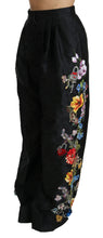 Load image into Gallery viewer, Dolce &amp; Gabbana Elegant High Waist Wide Leg Floral Pants
