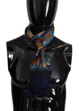 Load image into Gallery viewer, Dolce &amp; Gabbana Multicolor Patterned Wrap Shawl Fringe Scarf
