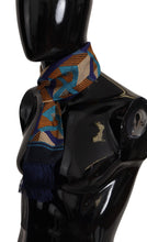 Load image into Gallery viewer, Dolce &amp; Gabbana Multicolor Patterned Wrap Shawl Fringe Scarf
