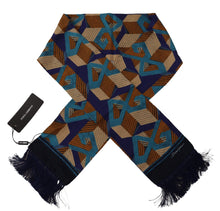 Load image into Gallery viewer, Dolce &amp; Gabbana Multicolor Patterned Wrap Shawl Fringe Scarf
