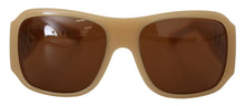 Load image into Gallery viewer, Dolce &amp; Gabbana Elegant Cream Swarovski Sunglasses
