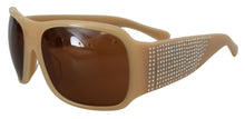 Load image into Gallery viewer, Dolce &amp; Gabbana Elegant Cream Swarovski Sunglasses
