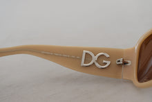 Load image into Gallery viewer, Dolce &amp; Gabbana Elegant Cream Swarovski Sunglasses
