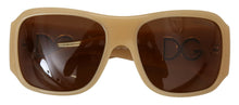 Load image into Gallery viewer, Dolce &amp; Gabbana Elegant Cream Swarovski Sunglasses
