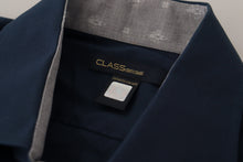 Load image into Gallery viewer, Roberto Cavalli Navy Elegance Cotton Dress Shirt
