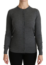 Load image into Gallery viewer, Dolce &amp; Gabbana Elegant Virgin Wool Crew Neck Cardigan
