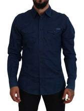 Load image into Gallery viewer, Dolce &amp; Gabbana Elegant Blue Denim Casual Shirt
