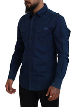 Load image into Gallery viewer, Dolce &amp; Gabbana Elegant Blue Denim Casual Shirt
