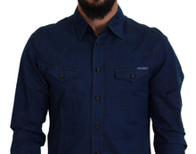 Load image into Gallery viewer, Dolce &amp; Gabbana Elegant Blue Denim Casual Shirt
