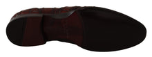 Load image into Gallery viewer, Dolce &amp; Gabbana Exotic Croc Leather Bordeaux Loafers
