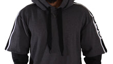Load image into Gallery viewer, Dolce &amp; Gabbana Elegant Hooded Black &amp; Gray Pullover Sweatshirt
