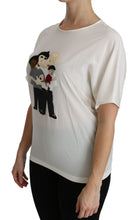 Load image into Gallery viewer, Dolce &amp; Gabbana Elegant Silk Blend Round Neck Top
