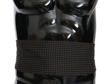 Load image into Gallery viewer, Dolce &amp; Gabbana Elegant Black Dotted Silk Cummerbund

