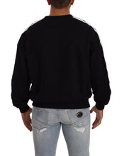 Load image into Gallery viewer, Dolce &amp; Gabbana Black Cotton Crewneck Crown 1984 Stars Pullover Black
