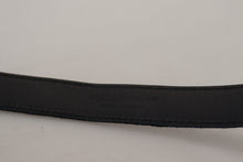 Load image into Gallery viewer, Dolce &amp; Gabbana Elegant Blue Jacquard Leather Belt
