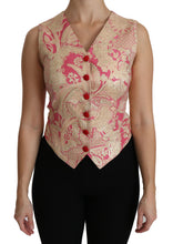 Load image into Gallery viewer, Dolce &amp; Gabbana Elegant Silk Blend V-Neck Vest Top
