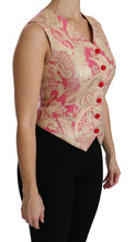 Load image into Gallery viewer, Dolce &amp; Gabbana Elegant Silk Blend V-Neck Vest Top
