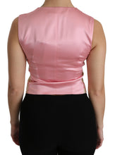 Load image into Gallery viewer, Dolce &amp; Gabbana Elegant Silk Blend V-Neck Vest Top
