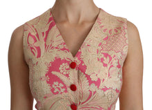 Load image into Gallery viewer, Dolce &amp; Gabbana Elegant Silk Blend V-Neck Vest Top
