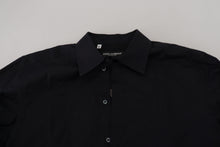 Load image into Gallery viewer, Dolce &amp; Gabbana Elegant Slim Fit Formal Black Dress Shirt
