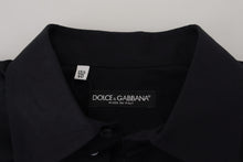 Load image into Gallery viewer, Dolce &amp; Gabbana Elegant Slim Fit Formal Black Dress Shirt
