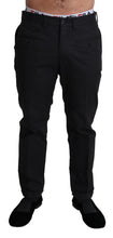 Load image into Gallery viewer, Dolce &amp; Gabbana Elegant Black Stretch Cotton Trousers
