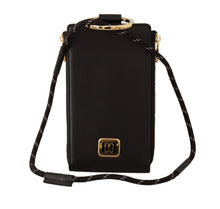 Load image into Gallery viewer, Dolce &amp; Gabbana Elegant Black Leather Strapped Wallet
