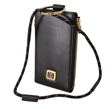 Load image into Gallery viewer, Dolce &amp; Gabbana Elegant Black Leather Strapped Wallet
