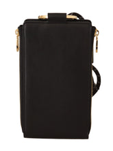 Load image into Gallery viewer, Dolce &amp; Gabbana Elegant Black Leather Strapped Wallet
