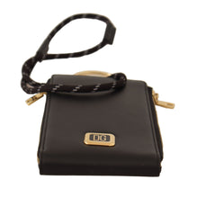 Load image into Gallery viewer, Dolce &amp; Gabbana Elegant Black Leather Strapped Wallet
