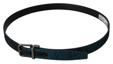 Load image into Gallery viewer, Dolce &amp; Gabbana Elegant Blue Jacquard Designer Belt
