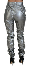 Load image into Gallery viewer, Dolce &amp; Gabbana Elegant High Waist Skinny Pants in Silver
