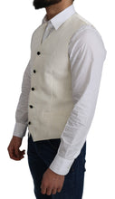 Load image into Gallery viewer, Dolce &amp; Gabbana Elegant Off-White Silk Formal Vest
