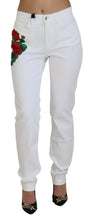 Load image into Gallery viewer, Dolce &amp; Gabbana Elegant White Mid Waist Skinny Jeans
