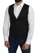 Load image into Gallery viewer, Dolce &amp; Gabbana Elegant Silk Formal Gray Vest
