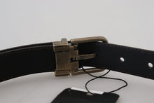 Load image into Gallery viewer, Dolce &amp; Gabbana Elegant Italian Leather Belt with Metal Buckle
