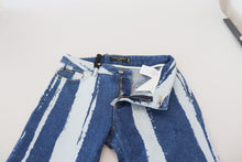 Load image into Gallery viewer, Dolce &amp; Gabbana Sleek Striped Slim Fit Italian Jeans
