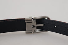 Load image into Gallery viewer, Dolce &amp; Gabbana Elegant Red Leather Belt with Metal Buckle
