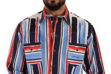 Load image into Gallery viewer, Dolce &amp; Gabbana Elegant Striped Cotton Shirt with Pockets
