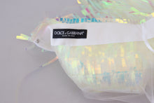 Load image into Gallery viewer, Dolce &amp; Gabbana Iridescent Fringe Mini Skirt Mid Waist
