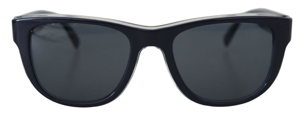 Dolce & Gabbana Chic Blue Acetate Designer Sunglasses